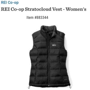 REI stratocloud down vest